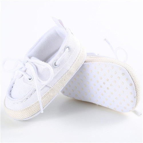 Laced Up Canvas Sneakers