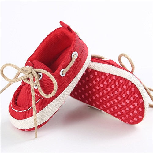 Laced Up Canvas Sneakers