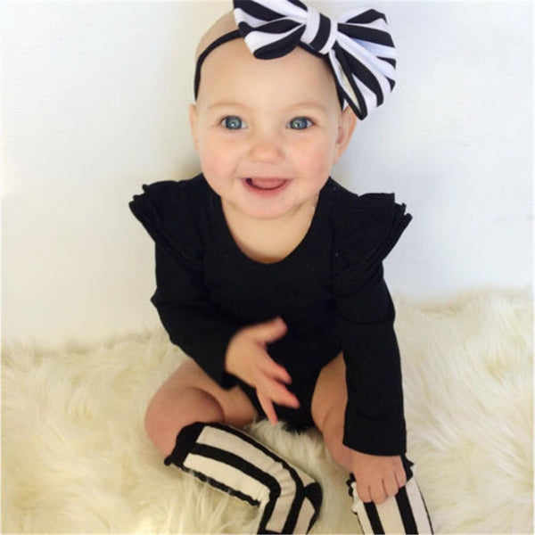 Bodysuit, Long Socks, Headband Bow