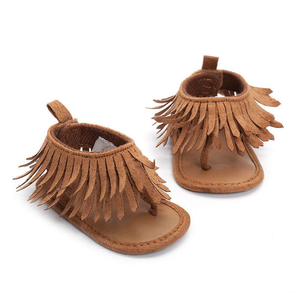 Kids tassel sandals