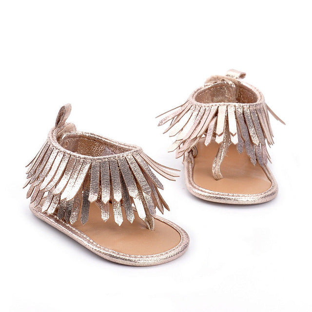 Kids tassel sandals