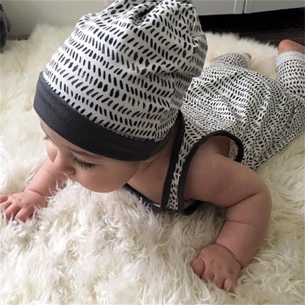 Long Pants Romper with Hat