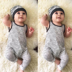 Long Pants Romper with Hat