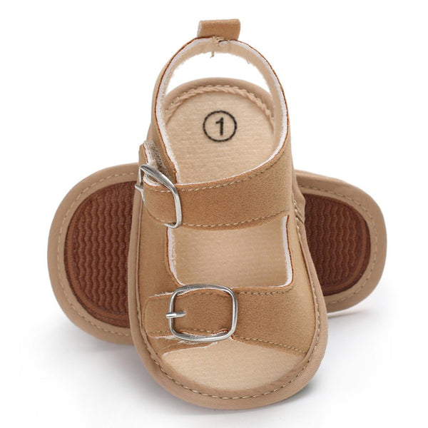 Stylish Unisex Slip-On Leather Sandals