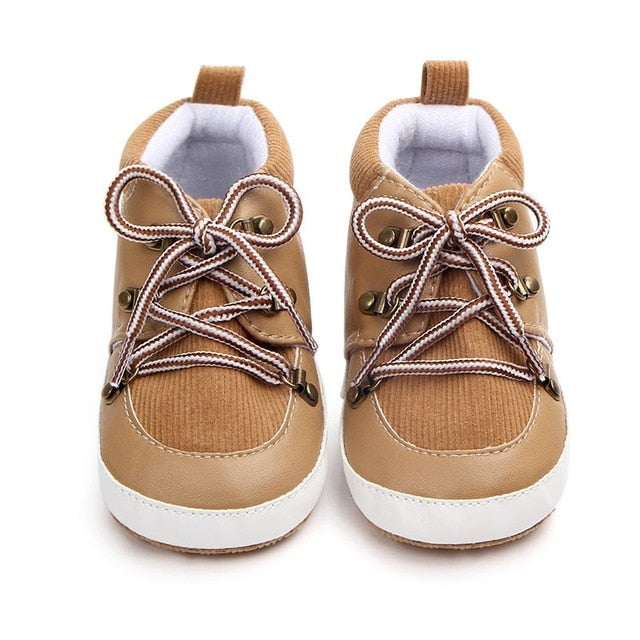 Suede Casual Lace Up Baby Boy Shoes