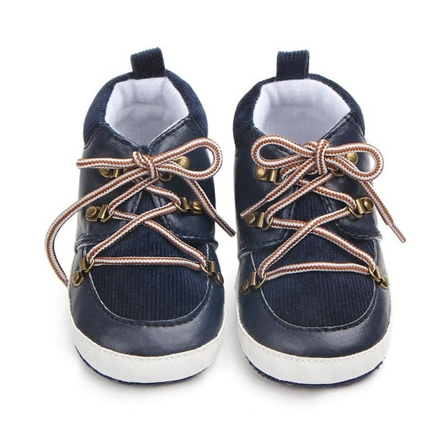 Suede Casual Lace Up Baby Boy Shoes