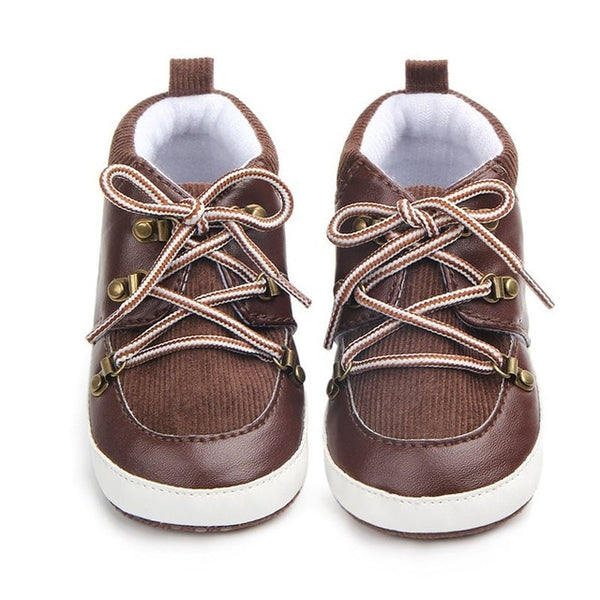 Suede Casual Lace Up Baby Boy Shoes