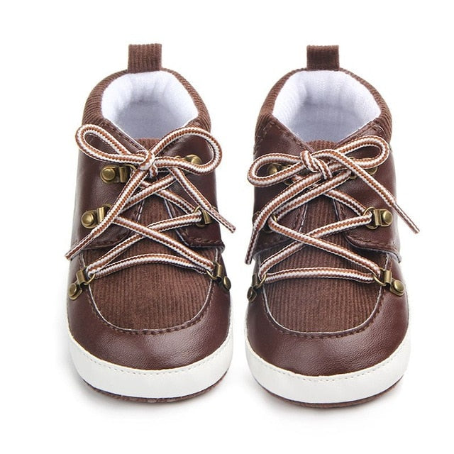 Suede Casual Lace Up Baby Boy Shoes