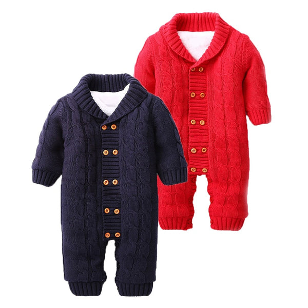 Warm Knitted Rompers