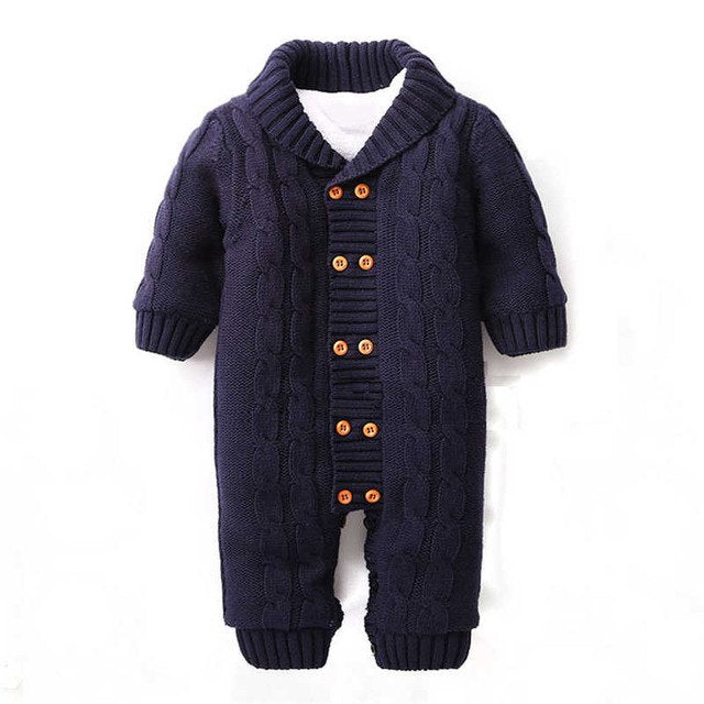 Warm Knitted Rompers