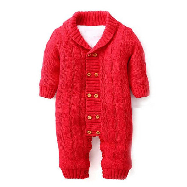 Warm Knitted Rompers
