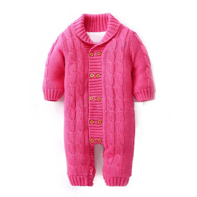 Warm Knitted Rompers