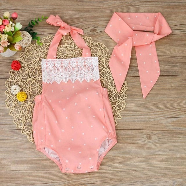 Romper with Matching Headband