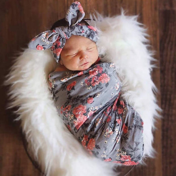 Swaddling Sleeping Sack+Headband
