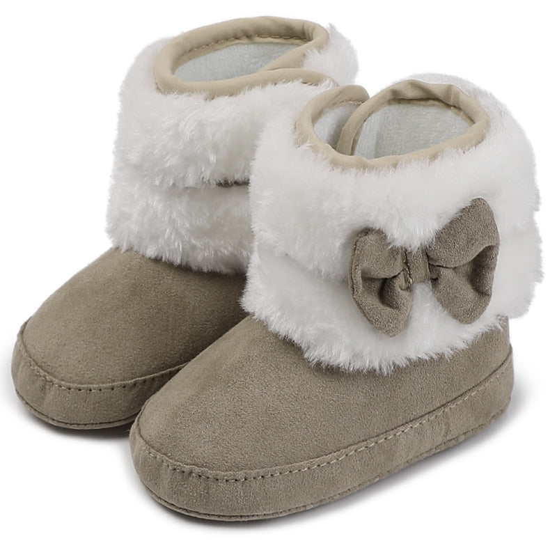 Super Warm Bow Booties