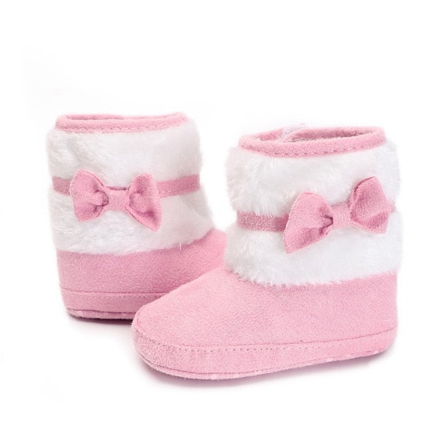 Super Warm Bow Booties