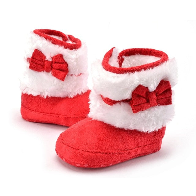 Super Warm Bow Booties