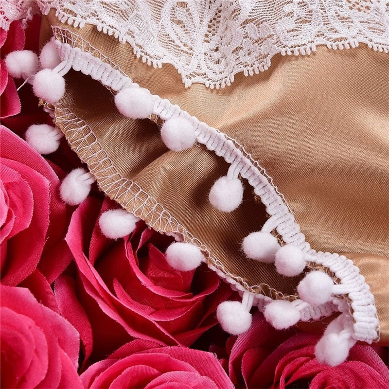 Off the Shoulder Top with Lace Tassel Shorts and bowknot headband