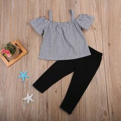 Striped Top with Pants