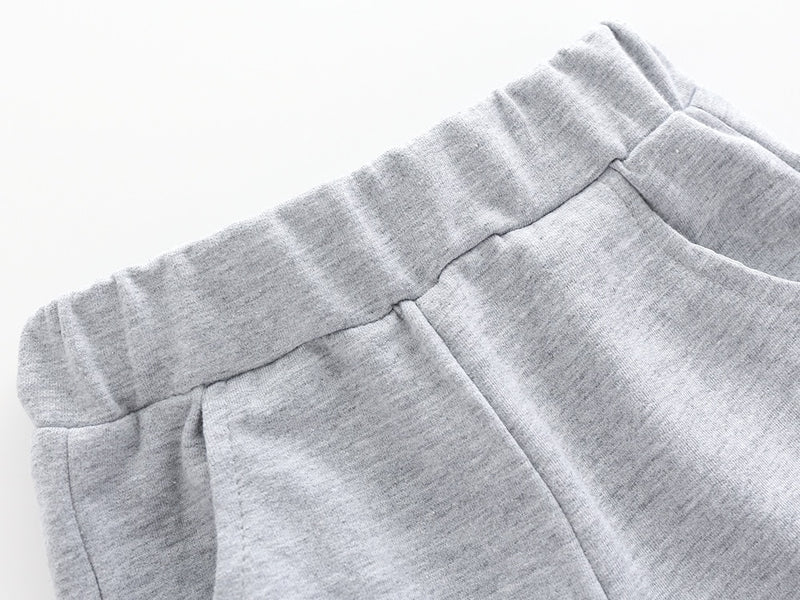 Short sleeve hooded top with matching pants