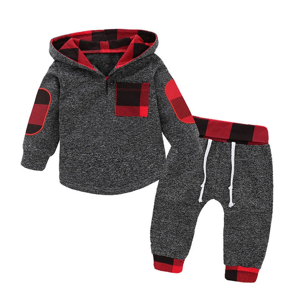 Printed Hoodie + Pants Set