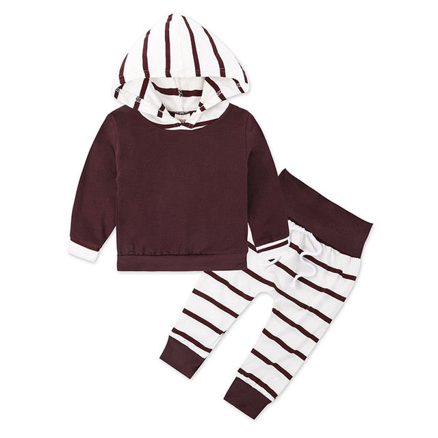 Printed Hoodie + Pants Set