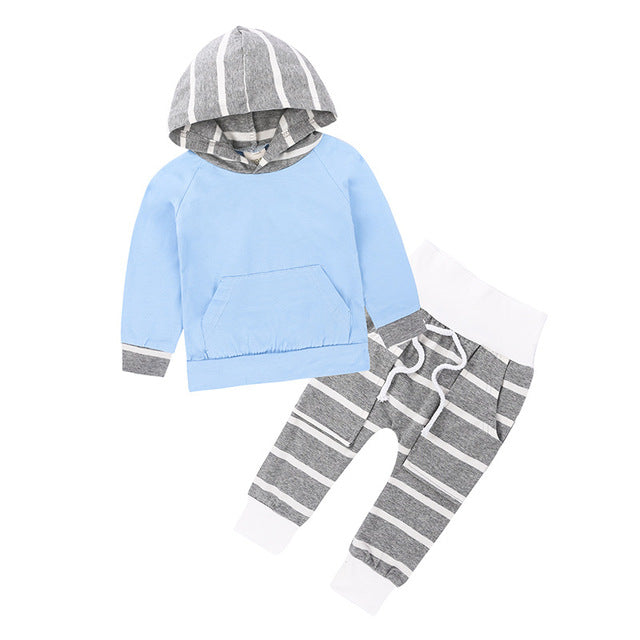 Printed Hoodie + Pants Set