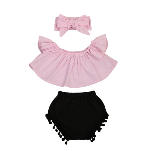 T-Shirt + Tassel Shorts
