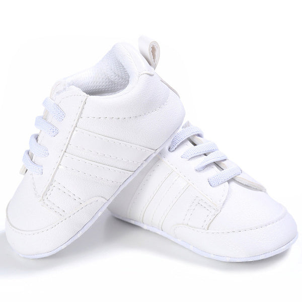 Leather Sport Striped Sneakers
