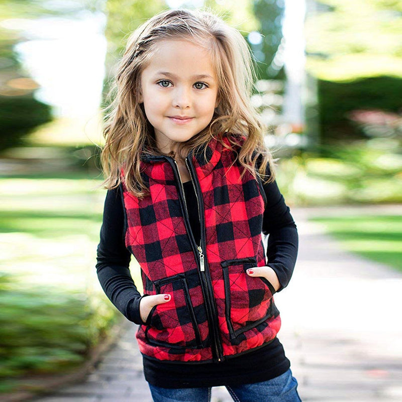Plaid Vest