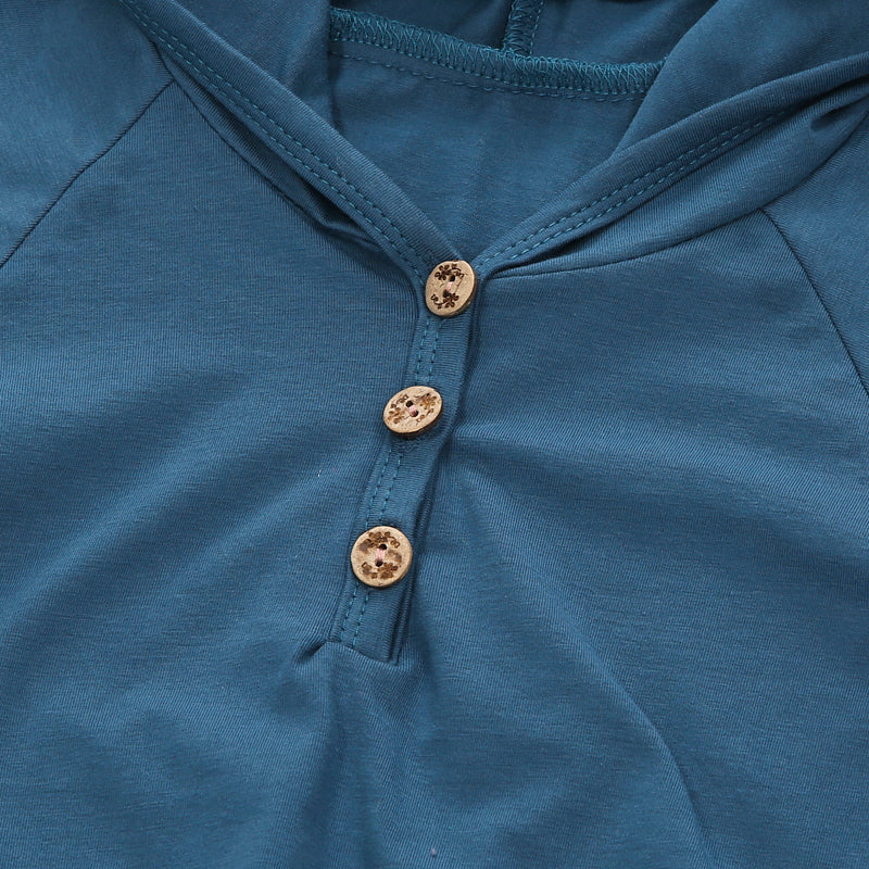 Summer Hooded T-shirt with Shorts