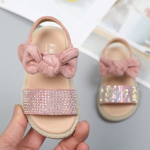 Bowtie Rhinestone sandals
